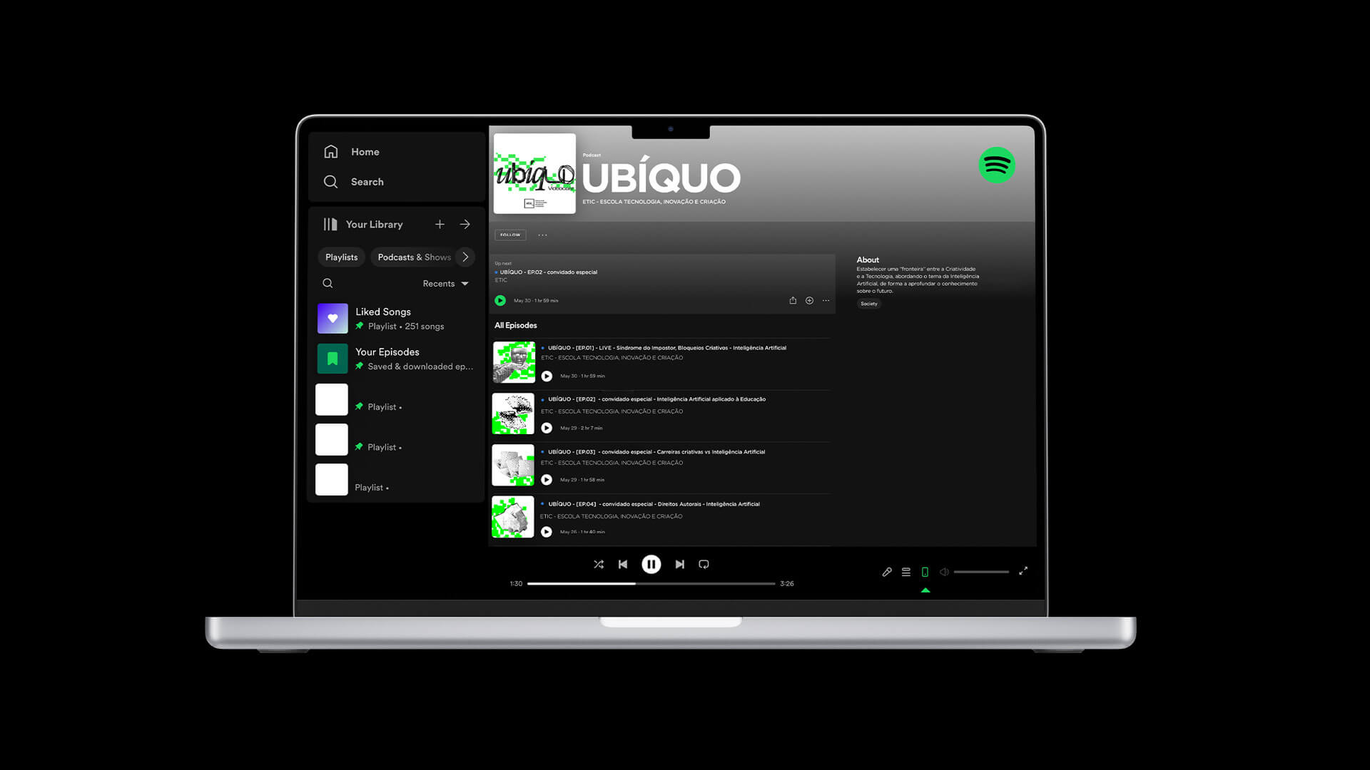 ubiquo-videocast-spotify-page